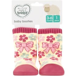 Made 4 Baby Rubber Socks Bow-tiful 3-6M