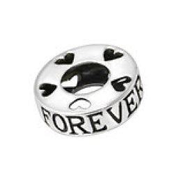 C1120-C13025- 925 Sterling Silver Forever European Charm Bead
