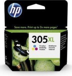 HP 305XL High Yield Tri-Color Printer Ink Cartridge Original Single-Pack