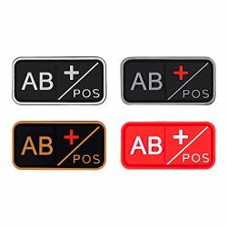 D-flife Blood Type Patch Kit 3D Pvc A+ B+ Ab+ O+ Positive A- B- Ab- O- Negative Rubber Fastener Ab+