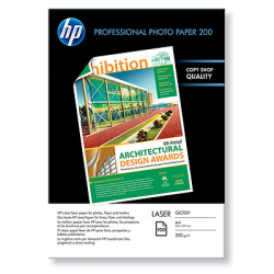 HP Professional Glossy Laser Photo Paper 200 G m-100 Sht a4 210 X 297 Mm