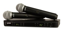 Shure Blx288 pg58 Dual Channel Handheld Wireless System