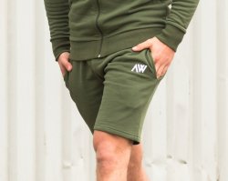 Aspire Wear Luxury Fitness Shorts - Khaki Green
