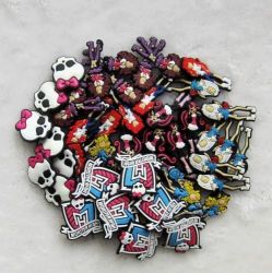 Monster High Shoe Charms Fits Crocs And Similar Shoes