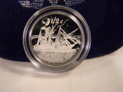 2010 Flypress Proof Silver Tickey - Maritime History - Mail Steamship