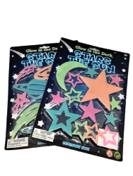 Glow In The Dark Stars And Planets Assorted 2 Pack
