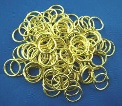 Jump Rings - Gold Plated - 8mm - 50 Pcs