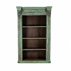Wooden 3 Shelf Deshan Bookshelf Sotran Dekorativ