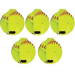 Mightyskins Skin Compatible With Trackr Bravo Gen 2.5 Pack Of 5 Skins - Softball Collection Protective Durable And Unique Vinyl Wrap Cover |