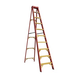 10 Step Single Sided Full Fibre-glass Ladder