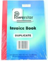 Powerstar A5 Invoice Book 100 Leaves