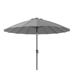 Umbrella Sinae Dark Grey Round Polyester & Aluminium Dia 250CM