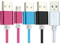 4PACK Micro USB Cable For All Amazon Kindle Fire HD Kindle Paperwhite Kindle Touch Kindle Keyboard Kindle Dx 5FT 2.0 USB To Micro-usb Cable