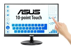 Asus VT229H Touch Monitor - 21.5" Fhd 1920X1080 Ips Frameless Flicker Free Low Blue Light 10-POINT Multi-touch HDMI Vga