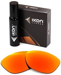 Polarized Ikon Replacement Lenses For Oakley Sliver Round OO9342 Sunglasses - Fire