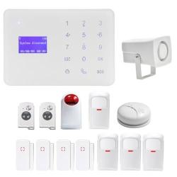 YA-700-GSM-5 Wireless Touch Key Lcd Display Security GSM Alarm System Kit