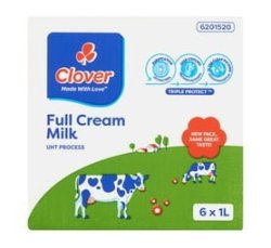 Clover Uht Long Life Milk All Variants 6 X 1 L
