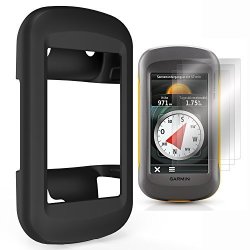 TUSITA Case with Screen Protector for Garmin Montana 600 610 610t 650 650t 680 680t Hiking GPS Silicone Skin Protective Cover 