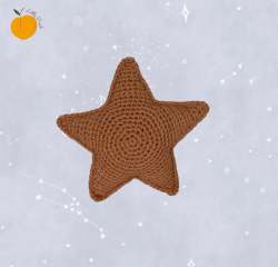 Sweet Dreams Star - Rust Brown Soft Toy For Baby Play Gym