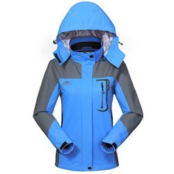 Waterproof Jacket Rain Coats For Women -givbro Outdoor Hooded Softshell Camping Hiking Mountaineer Travel Windproof Jackets