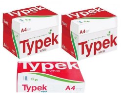 Typek A4 White Office Copy Paper - Twin Box 10X500
