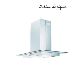 Italian Designer 90cm Island Wall Cooker Hood - Stainless Steel