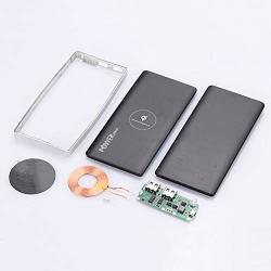 Hyonan Wireless Charging Diy Case Portable Ultra Thin Qi Power Bank Diy Smart Phone Cover Dual USB