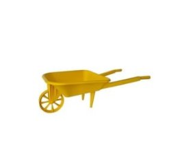 Wheelbarrow For Kids - Yellow