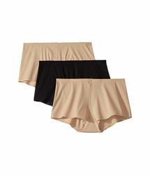 Miraclesuit Shapewear Tc Intimates By Miraclesuit Microfiber Boyshorts 3-PACK Nude nude black XL Women's 14-16