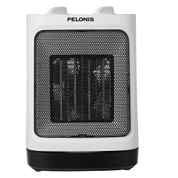 Pelonis Portable Ceramic Space Heater For Small Rooms With Oscillation And Adjustable Thermostat