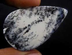Dendritic Agate Gemstone - 65CT - A+++ - 100% Earth Mined - Designer Quality - 44X27X7MM - Cabochon