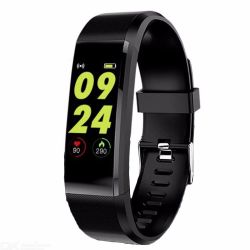 PLUS F115 Touch Screen Smart Bracelet Heart Rate Monitor Information Reminder Waterproof Smart Wrist
