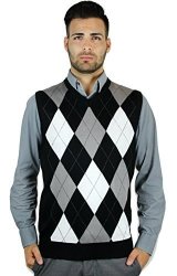 Blue Ocean Argyle Sweater VEST-2X-LARGE