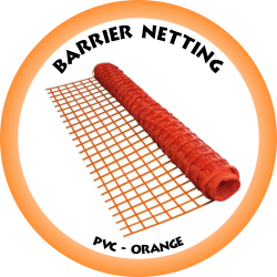 Barrier Netting - Pvc - Orange
