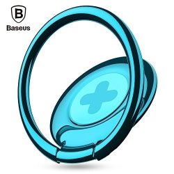 3M Finger Ring Stand With Iron Sheet Inside Baseus 360 Rotation Cell Phone Ring Stand Holder Grip Kickstand With 3M Glue For Iphone 7
