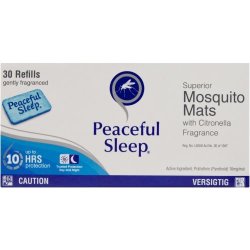 Peaceful Sleep Mats Citronella 30 Pack