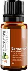 Bergamot Essential Oil - 100% Best Pure Therapeutic Grade 15ML Comparable To Doterra And Young Living For Calming And Focus