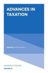 Advances In Taxation Hardcover