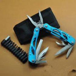 9 IN1MULTI Pocket Folding Knife Survival Stainless Steel Outdoor Hand Tools Bottle Stripping Wrench