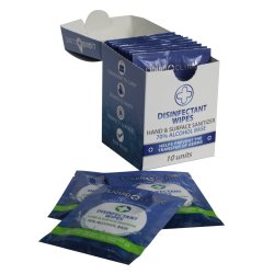 Liquid Clinic Sachet Wipe 10 Pack Individually Wrapped