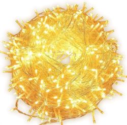 ZYF-97L LED Fairy Curtain Light With Tail Plug Extension Warm White 3 0.5M