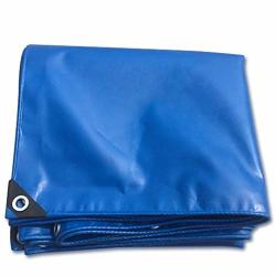 Lcaihua Tarpaulin Waterproof Heavy Duty Blue Waterproof Seamless Edge Grommet Outdoor Pvc Size Can Be Customized Color : Blue Size : 2X4M