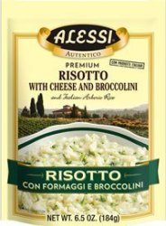 Alessi Cheese And Broccolini Risotto 6.5 Ounce Pack Of 6