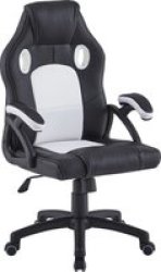 Knight Pro Gaming Chair Black & White