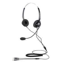 Calltel T800 Stereo-ear Noise-cancelling Headset - Dual 3.5MM Jacks