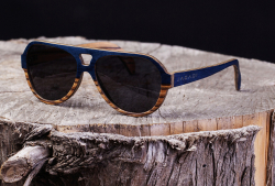 Handmade Veneer Wooden Sunglasses - Jagadi Eyewear Je160004 C3
