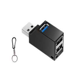 Arole- Portable 3 Port USB And A Keychain