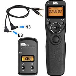 Pixel T9-E3 N3 Lcd 2.4GHZ Wired Or Wireless Timer Remote Control For Canon Eos 10D 20D 30D 40D 50D 70D 60D 700D Pentax K5