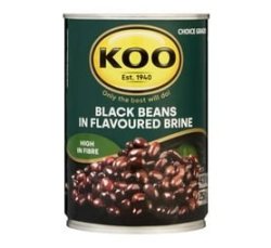 Koo Tinned Black Beans All Variants 1 X 410G