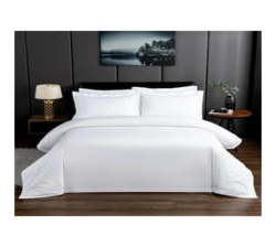 Simply Sleep - T200 Poly Cotton - Duvet Cover Set - 01 PC Pack - White Queen